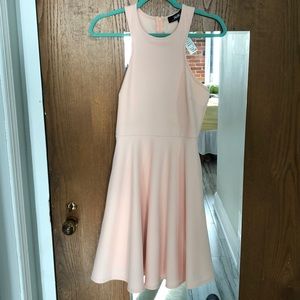 Pale pink semi formal dress